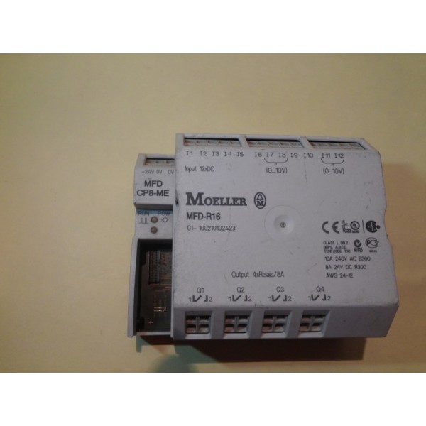 Expansion Module Relay,  MFD-R16, MFD CP8-ME, Moeller  (14 Days Warrenty on Entire Stock)